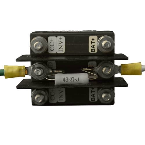 PV ground fault detector interrupter 80 A at 150 V DC dual  pole panel mounted